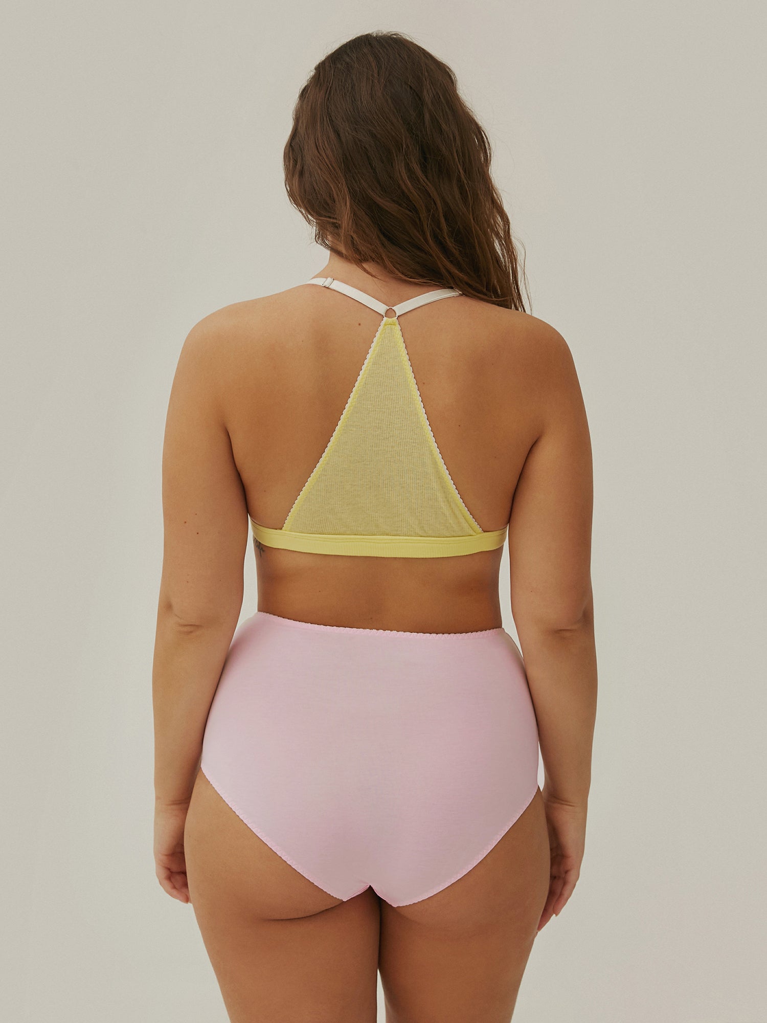 Marshmellow pink high waist briefs