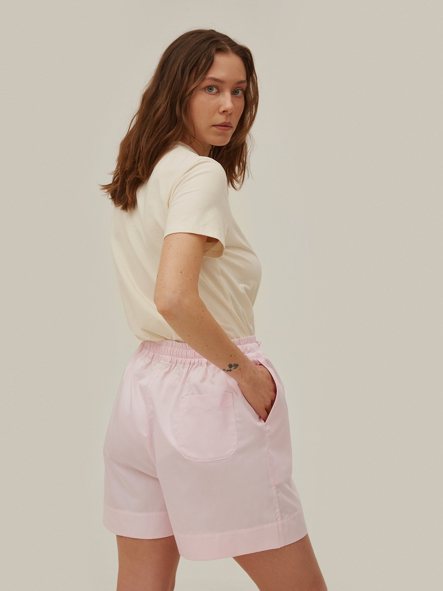 Pink Pajama Shorts