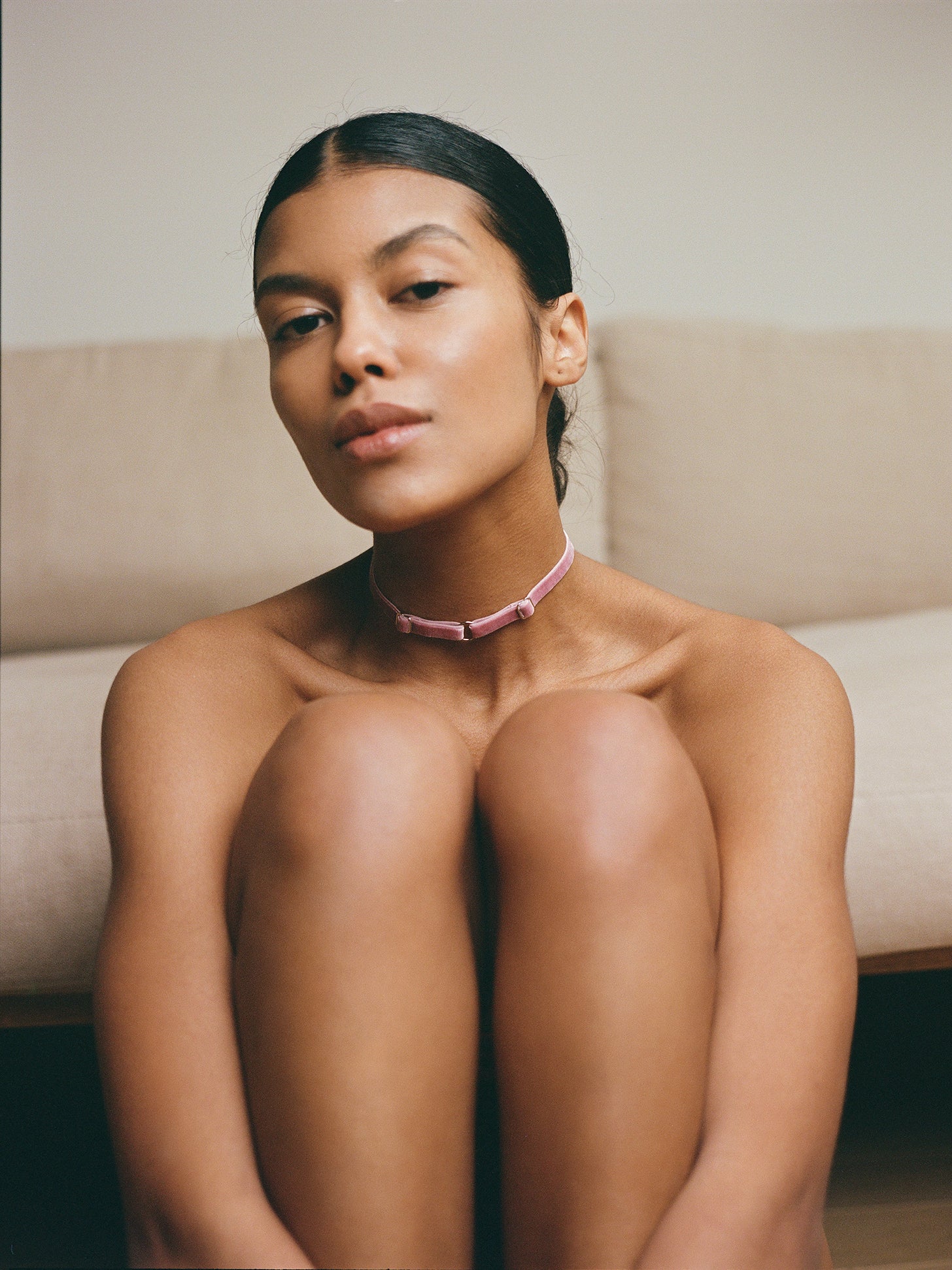 Pink chocker necless U-R-SO Intimates