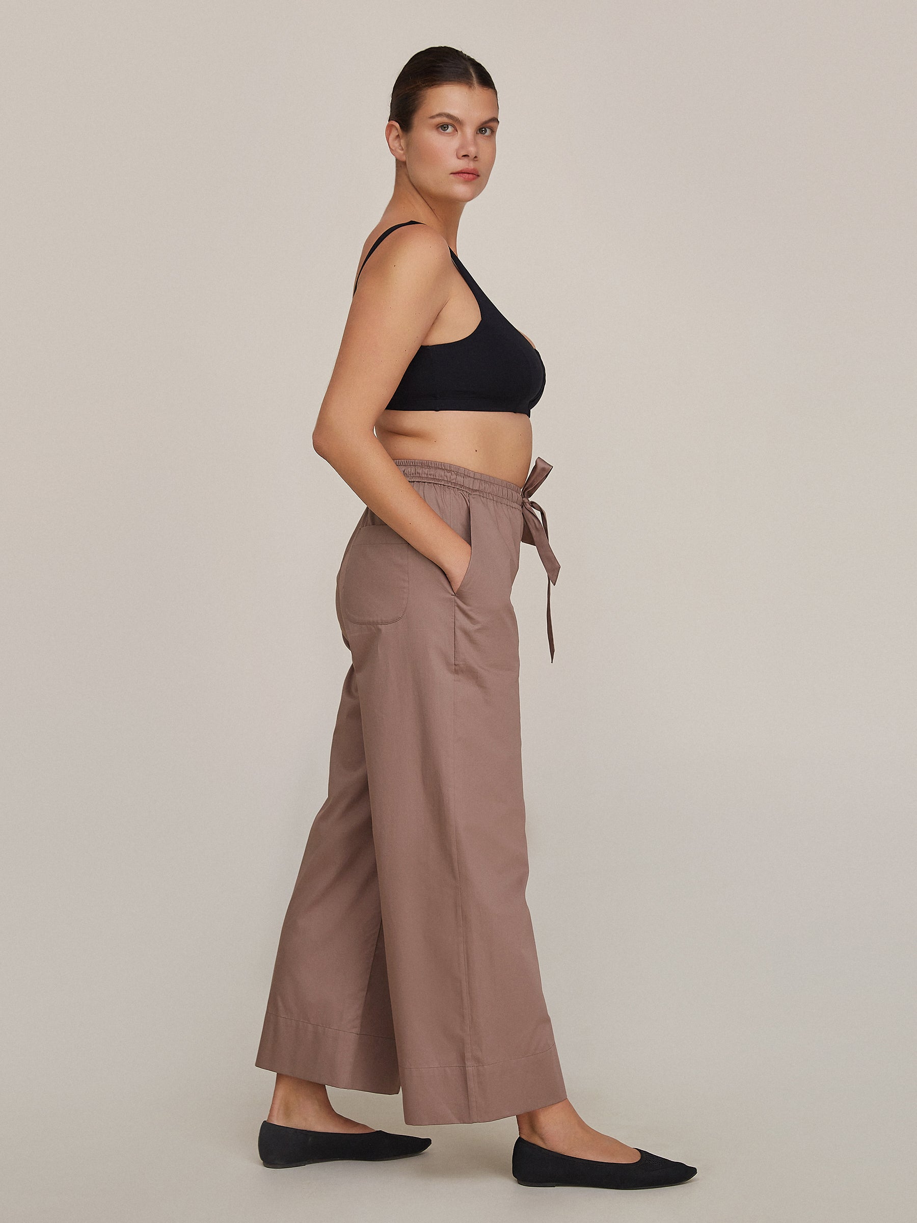 Taupe Pajama Trousers