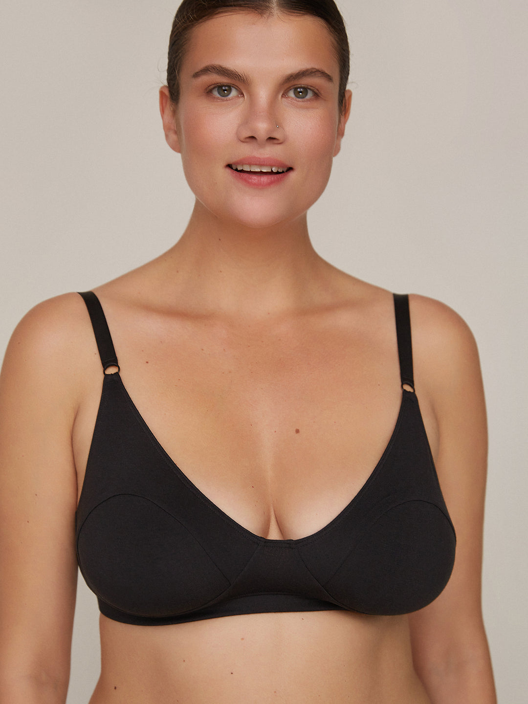 Black Soft Cup Bra Extra