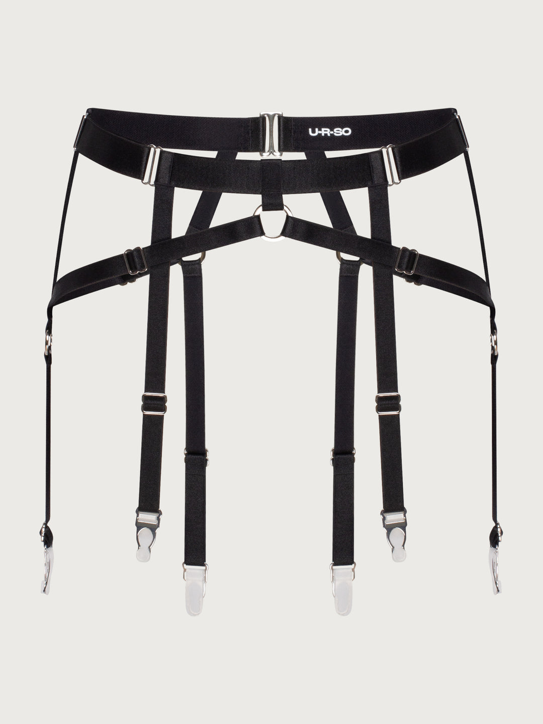 Black Strap Suspender Belt