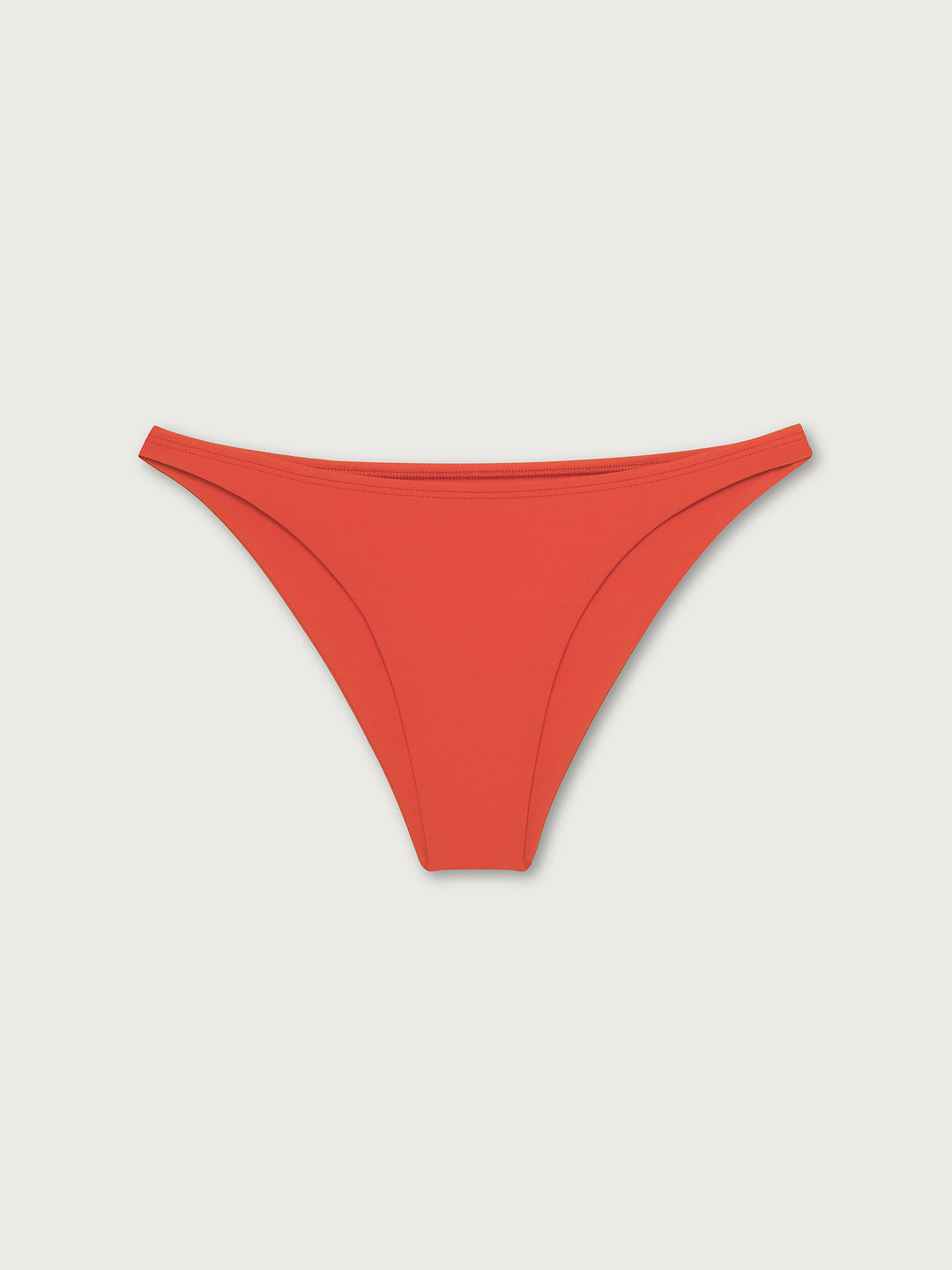 Red swimming bikini