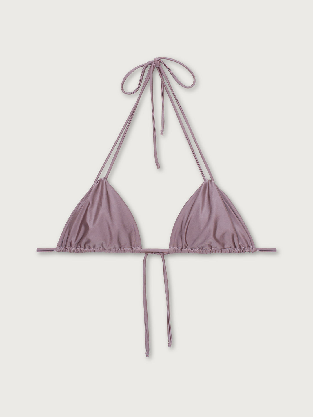 Lilac swimming triangle bra
