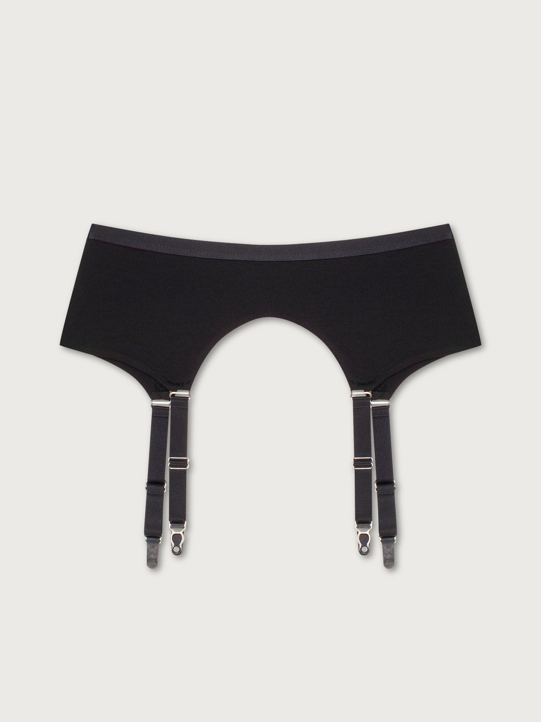 Black Mini Suspender Belt