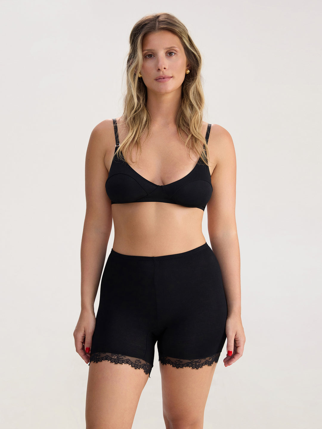 High Waist Shorties With Laces