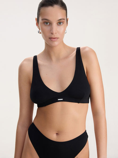 Schwarz Bralette Vixen
