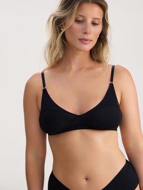 Schwarzer Soft-Cup-BH